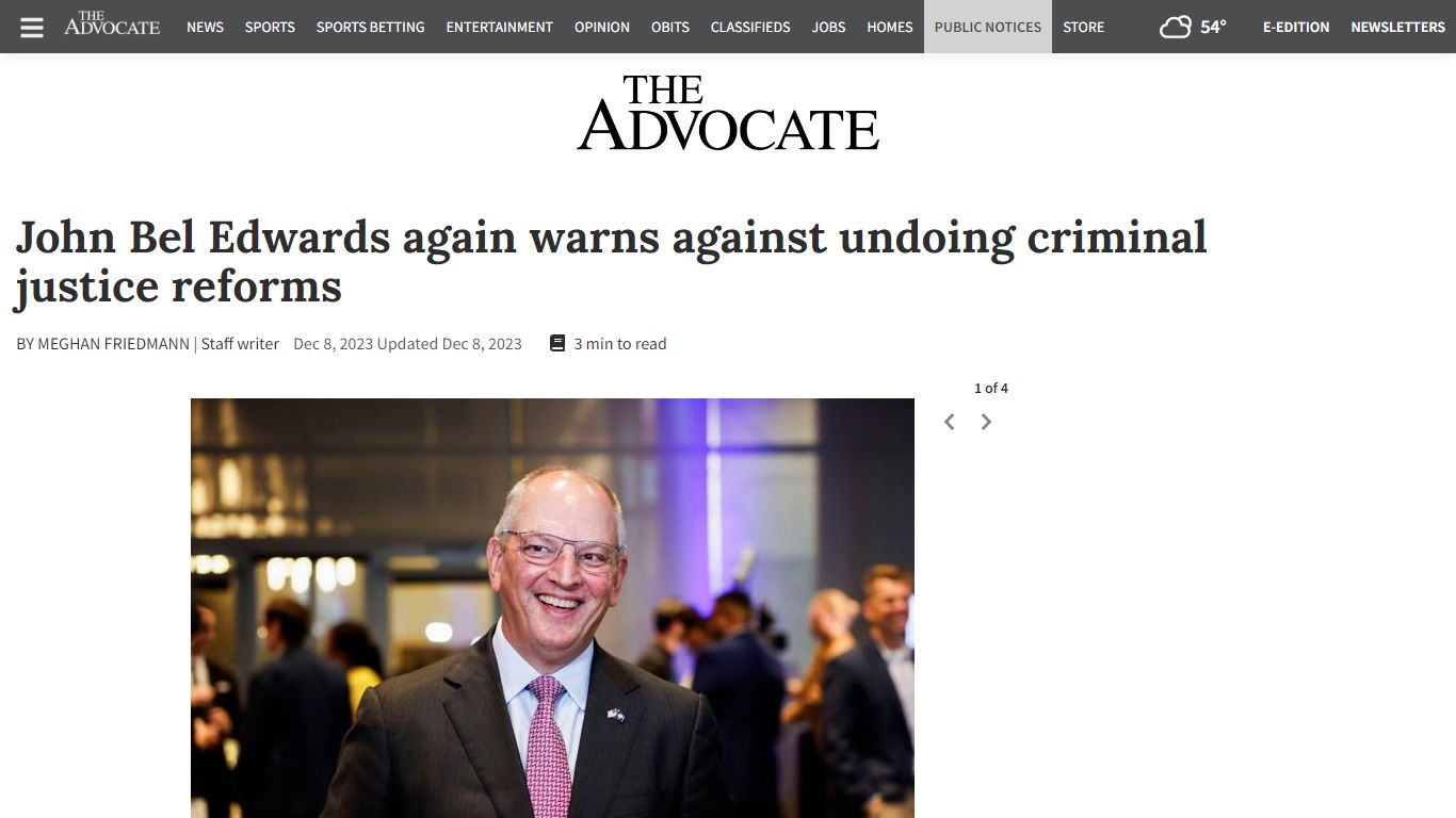 Louisiana governor warns against undoing prison reforms | State ...